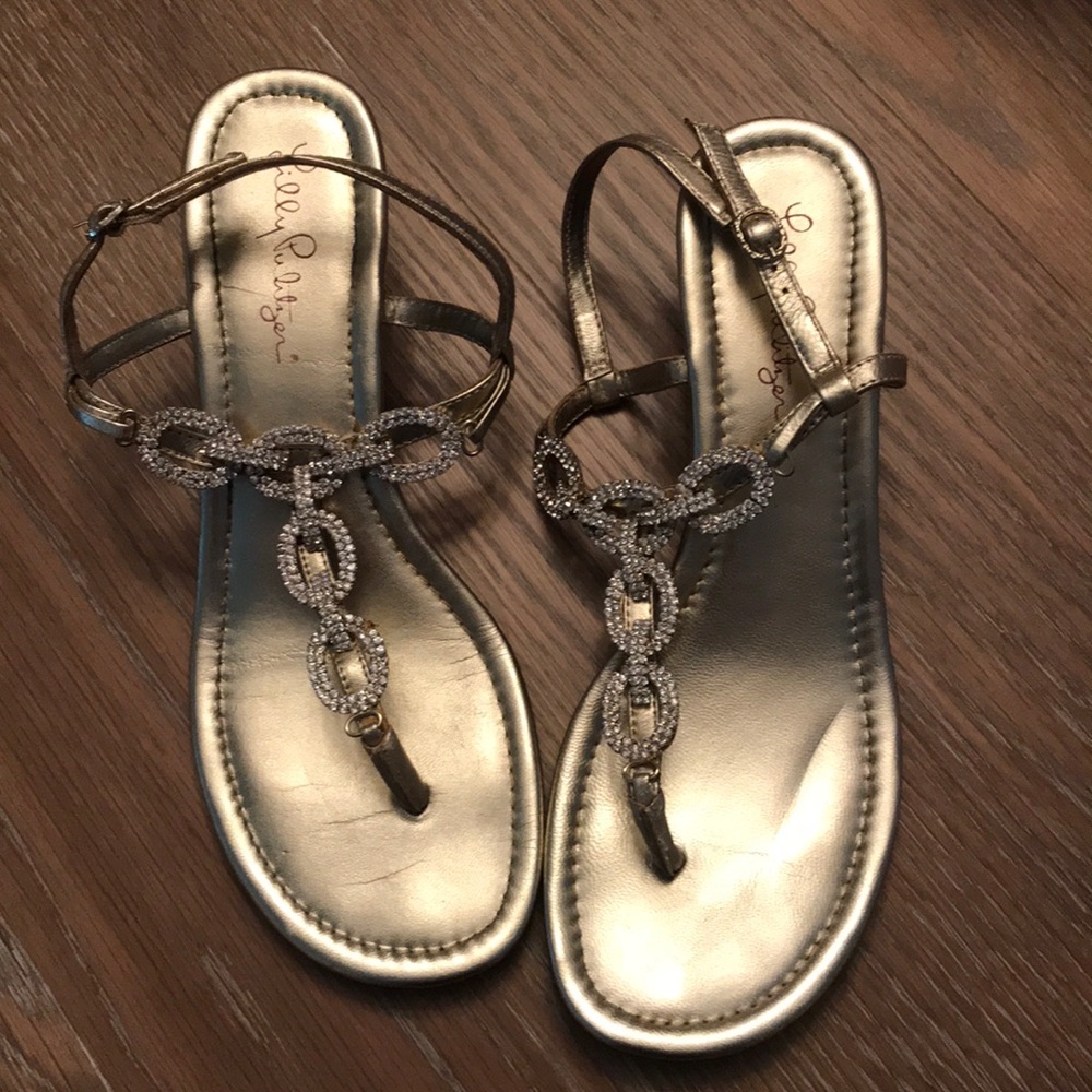 Lilly Pulitzer Rhinestone Wedges
